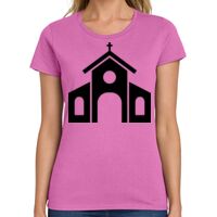 Ladies Heavy Cotton 100% Cotton T Shirt Thumbnail