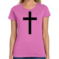 Ladies Heavy Cotton 100% Cotton T Shirt Thumbnail