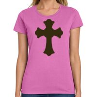 Ladies Heavy Cotton 100% Cotton T Shirt Thumbnail