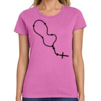 Ladies Heavy Cotton 100% Cotton T Shirt Thumbnail