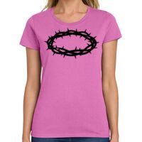 Ladies Heavy Cotton 100% Cotton T Shirt Thumbnail