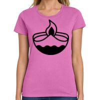 Ladies Heavy Cotton 100% Cotton T Shirt Thumbnail