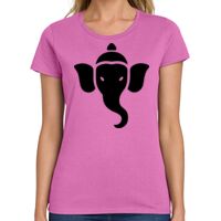 Ladies Heavy Cotton 100% Cotton T Shirt Thumbnail