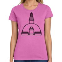 Ladies Heavy Cotton 100% Cotton T Shirt Thumbnail