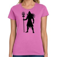 Ladies Heavy Cotton 100% Cotton T Shirt Thumbnail