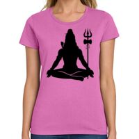 Ladies Heavy Cotton 100% Cotton T Shirt Thumbnail