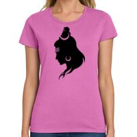 Ladies Heavy Cotton 100% Cotton T Shirt Thumbnail
