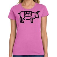 Ladies Heavy Cotton 100% Cotton T Shirt Thumbnail