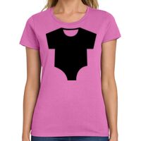 Ladies Heavy Cotton 100% Cotton T Shirt Thumbnail