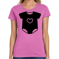 Ladies Heavy Cotton 100% Cotton T Shirt Thumbnail