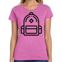 Ladies Heavy Cotton 100% Cotton T Shirt Thumbnail