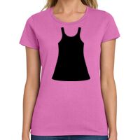 Ladies Heavy Cotton 100% Cotton T Shirt Thumbnail