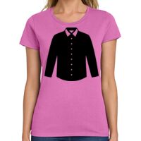 Ladies Heavy Cotton 100% Cotton T Shirt Thumbnail