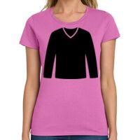 Ladies Heavy Cotton 100% Cotton T Shirt Thumbnail
