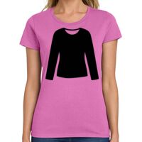 Ladies Heavy Cotton 100% Cotton T Shirt Thumbnail