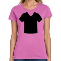 Ladies Heavy Cotton 100% Cotton T Shirt Thumbnail