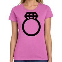 Ladies Heavy Cotton 100% Cotton T Shirt Thumbnail