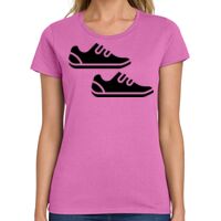 Ladies Heavy Cotton 100% Cotton T Shirt Thumbnail