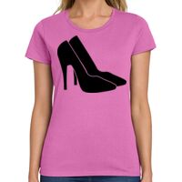 Ladies Heavy Cotton 100% Cotton T Shirt Thumbnail