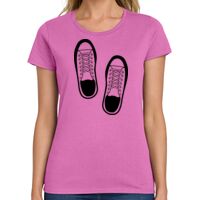 Ladies Heavy Cotton 100% Cotton T Shirt Thumbnail