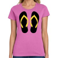 Ladies Heavy Cotton 100% Cotton T Shirt Thumbnail