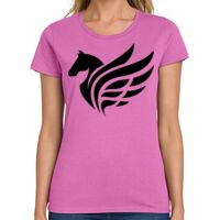 Ladies Heavy Cotton 100% Cotton T Shirt Thumbnail