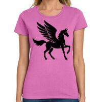 Ladies Heavy Cotton 100% Cotton T Shirt Thumbnail