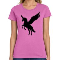 Ladies Heavy Cotton 100% Cotton T Shirt Thumbnail