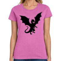 Ladies Heavy Cotton 100% Cotton T Shirt Thumbnail
