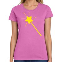 Ladies Heavy Cotton 100% Cotton T Shirt Thumbnail