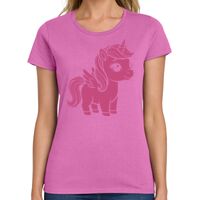 Ladies Heavy Cotton 100% Cotton T Shirt Thumbnail