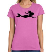 Ladies Heavy Cotton 100% Cotton T Shirt Thumbnail