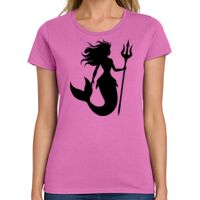 Ladies Heavy Cotton 100% Cotton T Shirt Thumbnail