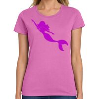 Ladies Heavy Cotton 100% Cotton T Shirt Thumbnail