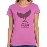 Ladies Heavy Cotton 100% Cotton T Shirt Thumbnail