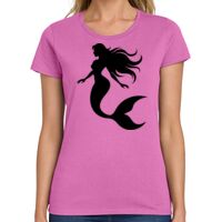 Ladies Heavy Cotton 100% Cotton T Shirt Thumbnail
