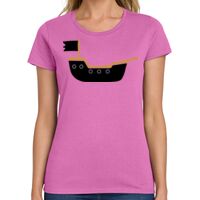 Ladies Heavy Cotton 100% Cotton T Shirt Thumbnail