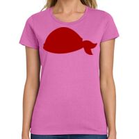 Ladies Heavy Cotton 100% Cotton T Shirt Thumbnail
