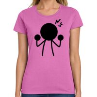Ladies Heavy Cotton 100% Cotton T Shirt Thumbnail