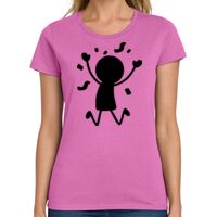 Ladies Heavy Cotton 100% Cotton T Shirt Thumbnail