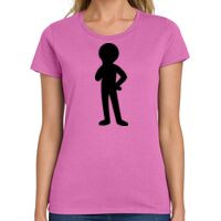 Ladies Heavy Cotton 100% Cotton T Shirt Thumbnail
