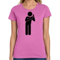 Ladies Heavy Cotton 100% Cotton T Shirt Thumbnail