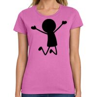 Ladies Heavy Cotton 100% Cotton T Shirt Thumbnail