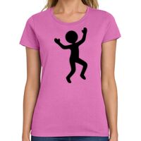 Ladies Heavy Cotton 100% Cotton T Shirt Thumbnail