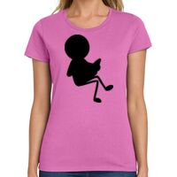 Ladies Heavy Cotton 100% Cotton T Shirt Thumbnail