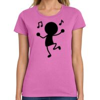 Ladies Heavy Cotton 100% Cotton T Shirt Thumbnail