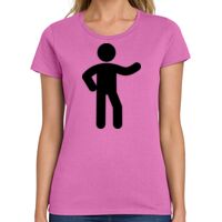 Ladies Heavy Cotton 100% Cotton T Shirt Thumbnail