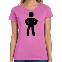 Ladies Heavy Cotton 100% Cotton T Shirt Thumbnail