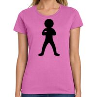 Ladies Heavy Cotton 100% Cotton T Shirt Thumbnail