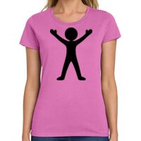 Ladies Heavy Cotton 100% Cotton T Shirt Thumbnail